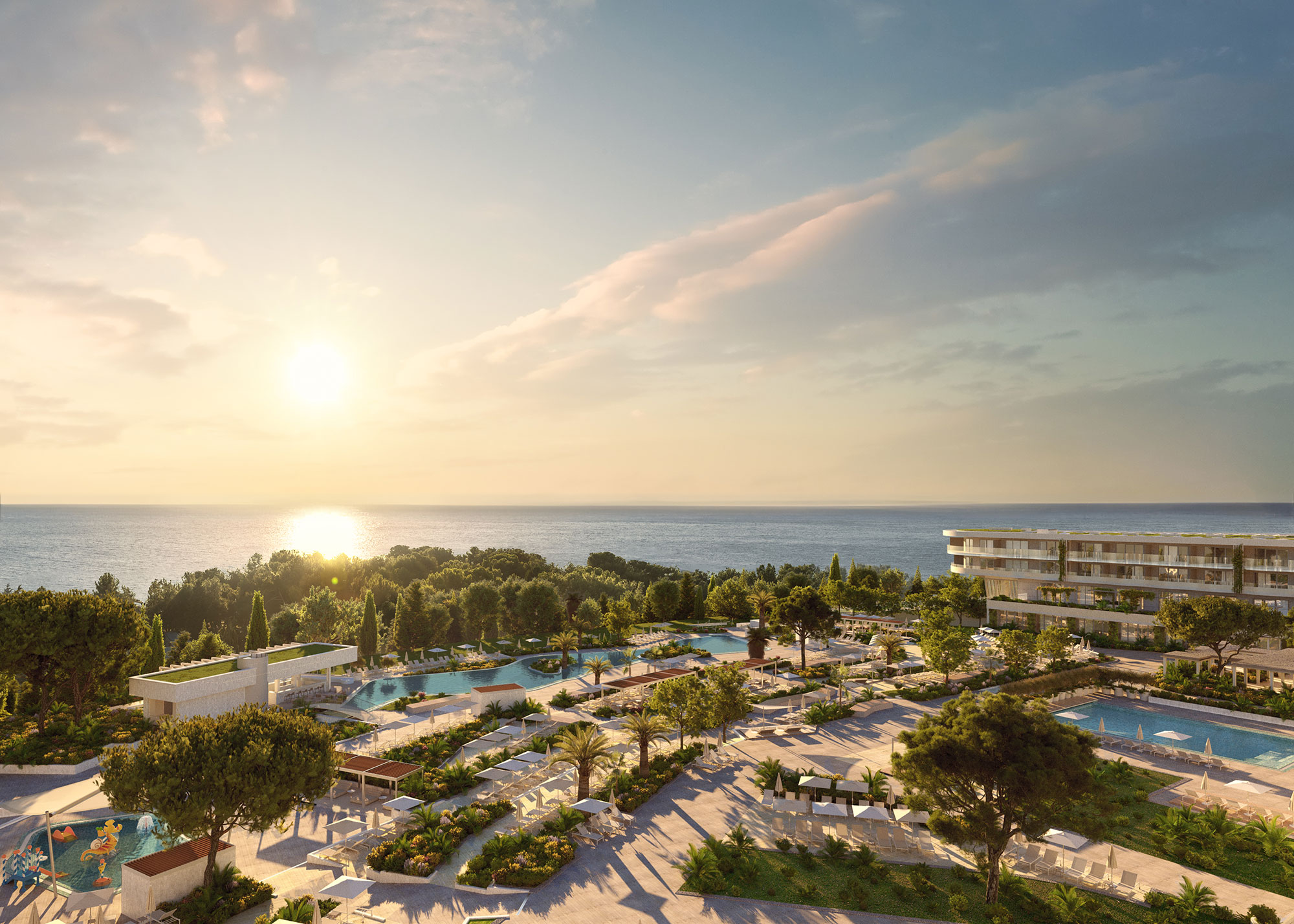 Resort pools