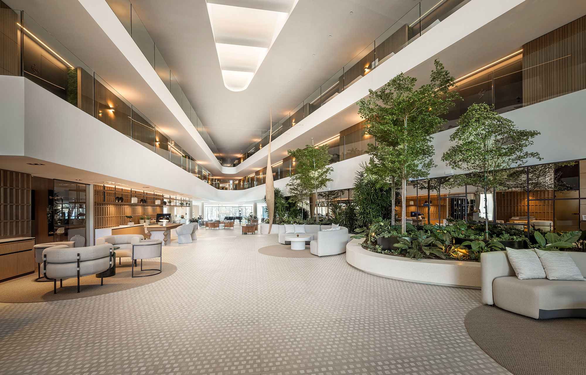 Suites atrium lobby