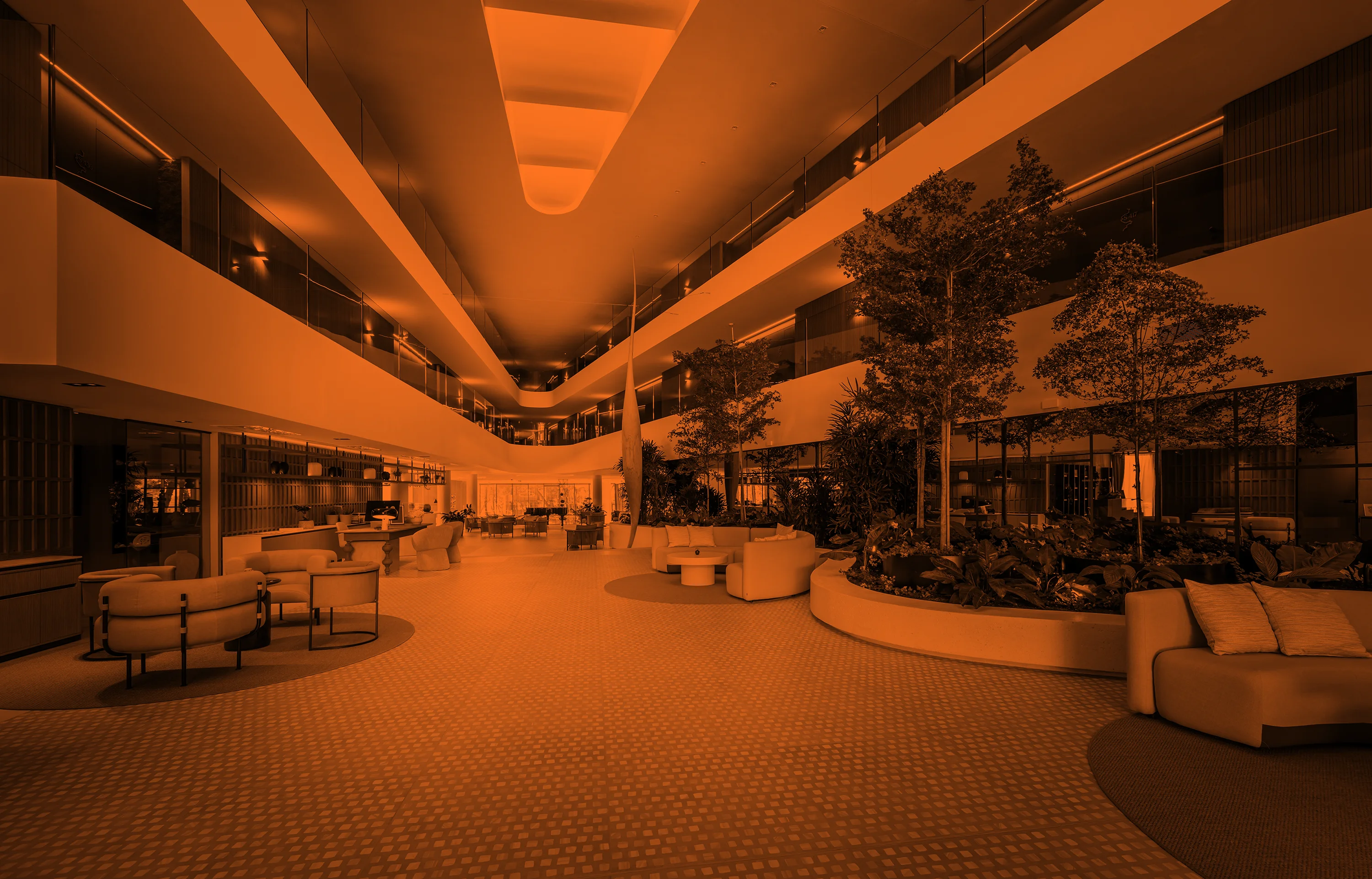 Pical Resort lobby atrium